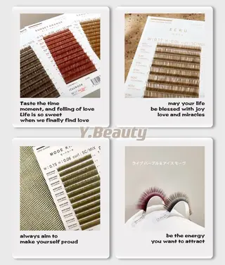 マツエク・マツパ Y.Beauty 梨恵のマツエク・マツパデザイン