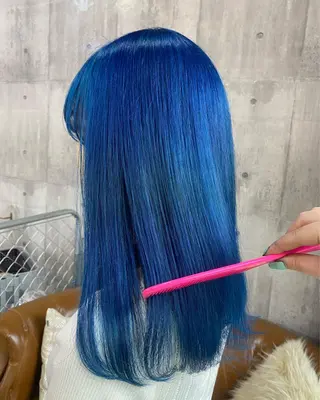 セミロング カラー SHURI❤️🔥 中/韓mix ♡のヘアスタイル