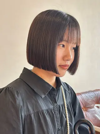 ショート 梅田/透明感カラー ボブレイヤーきょうかのヘアスタイル