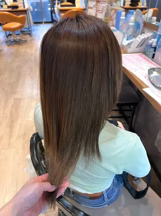 セミロング マツエク/透明感 カラー🤍ゆうのヘアスタイル