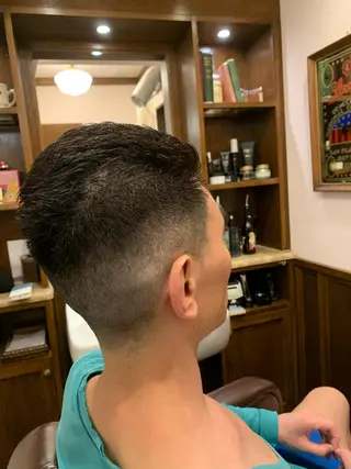 ショート メンズ ヒロ銀座 バーバーショップ神楽坂所属・ひらお あおとのヘアスタイル