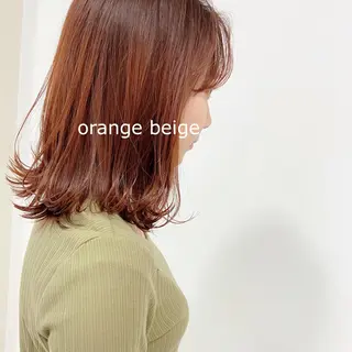 ミディアム カラー GLROW haruhiのヘアスタイル