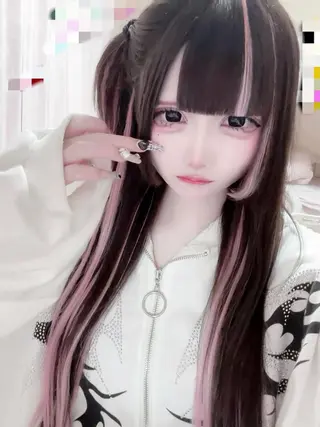 ロング ハイトーンエクステ 🎩カズキ🎩のヘアスタイル