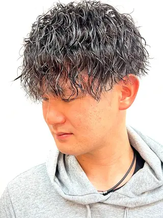 パーマ 予約1000件超 ✨メンズパーマのヘアスタイル