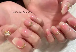 セミロング ネイル ネイルスタジオ シェイクユアハンズのネイルデザイン