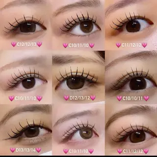 マツエク・マツパ Mell Yuuna ♡パリエク /束感のマツエク・マツパデザイン