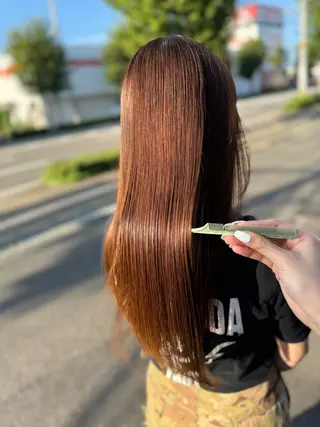 ロング 🇰🇷韓国風顔周り NANAMI🇰🇷のヘアスタイル