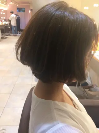 ショート カラー パーマ ヘアアレンジ メンズパーマの巨匠 鈴木純のヘアスタイル
