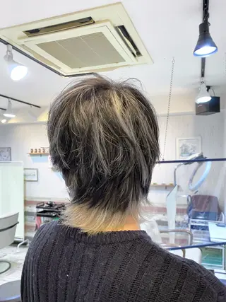 ショート カラー メンズ motel所属・雰囲気引き出す ✨大人レディのヘアスタイル