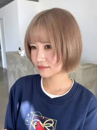 ショート カラー Nought etre 西金沢のヘアスタイル