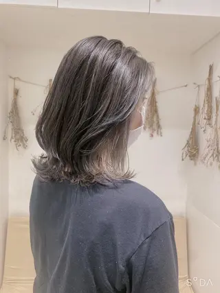 ミディアム カラー はだゆうき @hadadan08のヘアスタイル
