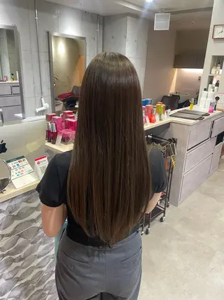 ロング カラー MASHIRO💎 透明感カラー/カットのヘアスタイル