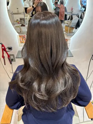 ロング カラー ヘアアレンジ 梅田カラーモデル/ ヘアセット/美咲のヘアスタイル