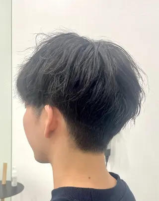 ショート パーマ メンズ 💝似合わせカット& カラーUruna💝のヘアスタイル