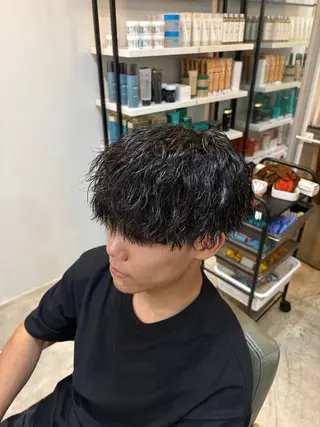 ショート パーマ litbyfifth 末吉海里のヘアスタイル