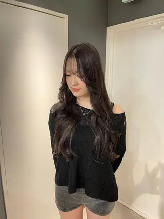 ロング カラー 堀江/透明感カラー /艶髪/NENE🫧のヘアスタイル