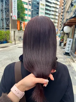 カラー eN°   by youres hair 飯田橋店所属・髪質改善/レイヤー× 縮毛矯正🤍maiのヘアスタイル