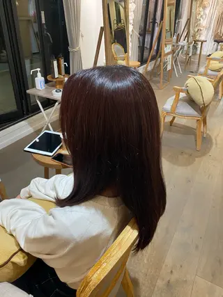 カラー diar江ノ島所属・mai🤍透明感/ 縮毛矯正/藤沢江ノ島のヘアスタイル