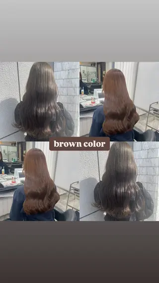 ロング 🧋ミルクティーカラ ー🧋特化小林拓登のヘアスタイル