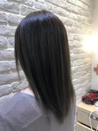 ロング カラー ヘアアレンジ 🫐暗髪ツヤカラー/ モテ髪/小林🫐のヘアスタイル