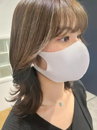 セミロング JIL BLAN所属・JIL BLAN NAOのヘアスタイル