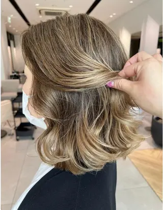 セミロング 🤍 ももか🤍のヘアスタイル