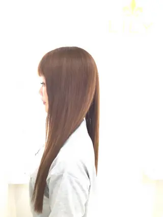 ロング れん/ハイトーン /エクステ/韓国風のヘアスタイル