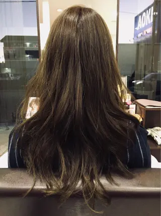 ロング カラー パーマ 阿久津 泰幸のヘアスタイル