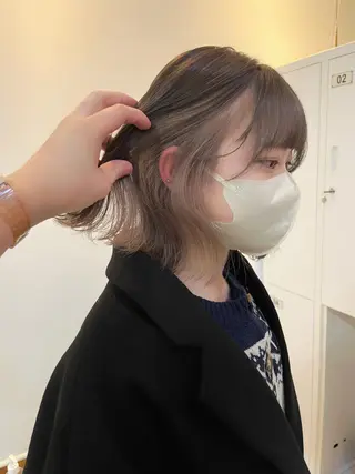 ミディアム カラー AMNESIA三軒茶屋所属・おがわ ともひさのヘアスタイル