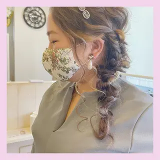 ミディアム カラー🫧アレンジ 🎀REIMIのヘアスタイル