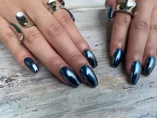 ネイル 【やり放題専門店】 スカルプ&長さ出しのネイルデザイン