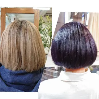 ミディアム カラー ヘアアレンジ Roji 米田 真一のヘアスタイル