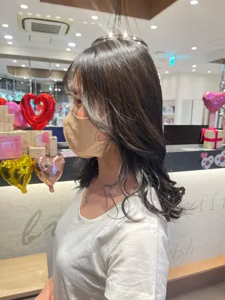 ミディアム カラー Lico所属・小川 楓華のヘアスタイル