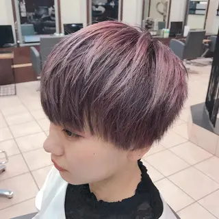 ショート カラー 透明感韓国ヘア♡ みつきのヘアスタイル