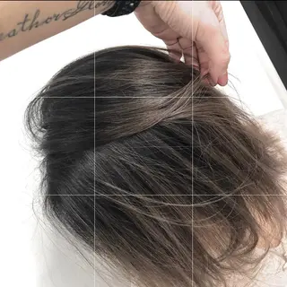 ミディアム カラー ヘアアレンジ アンドウ ユウ/ レイヤーカット/韓国のヘアスタイル