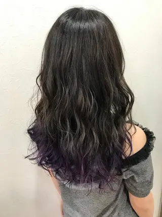 ロング カラー 髪質改善×METEO 店長 貞松直也のヘアスタイル