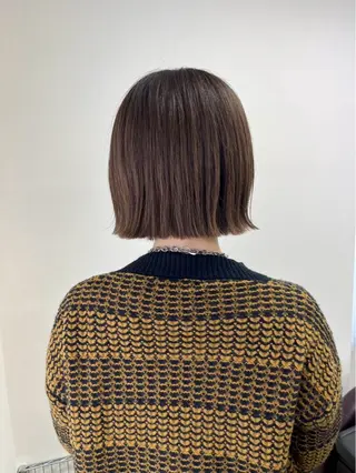 ショート カラー Nanami🧸🤍 ワンカラーモデル募集のヘアスタイル