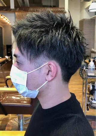 ショート オオシロ ユウマのヘアスタイル