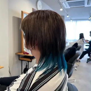 ミディアム カラー affect 上大岡所属・《髪質改善・縮毛矯正 /ブリーチ》坂本爽のヘアスタイル