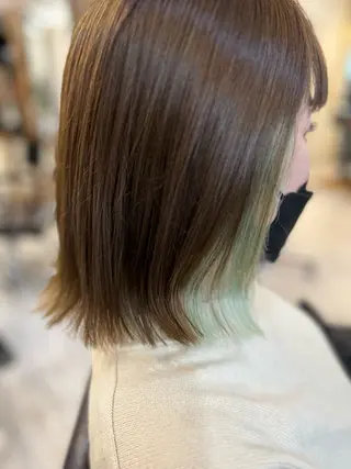 カラー Dear所属・Dear 秋田有美のヘアスタイル