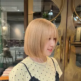 ショート カラー 色落ちまで可愛い 透明感🔅KANTAのヘアスタイル