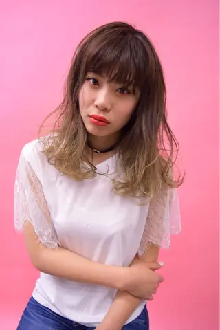 ロング 髙橋 かすみのヘアスタイル