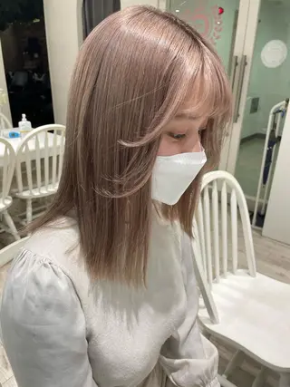 ミディアム カラー miyu /大阪美容室のヘアスタイル