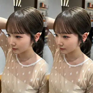 ロング 韓国ヘア/レイヤー/ 髪質改善/銀座/田島のヘアスタイル