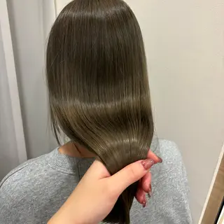 セミロング CHAINON×FeM#所属・名駅/sHiHo/透 明感カラー✨🎀/のヘアスタイル