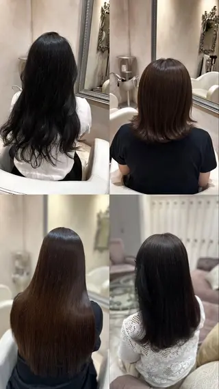 ロング カラー ZACC ayakaのヘアスタイル