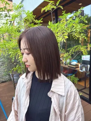 ミディアム カラー ヘアーアンベリール ことねのヘアスタイル