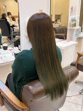 ロング カラー sunquestみずほ台所属・韓国風ハイトーン ハヤタ💎のヘアスタイル