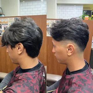 ショート パーマ メンズ トレサンパ所属・💈トレサンパ 💈金山駅✂︎愛実のヘアスタイル