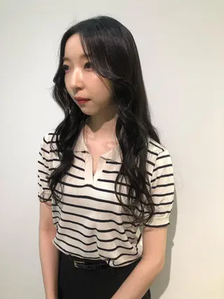 ロング カラー レイヤー/お顔まわり 暖色カラー🍑Amiのその他イメージ